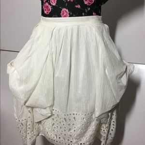 Runway white Summer Style Cute Skirt